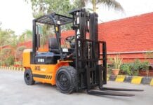 What Makes New Forklifts Ideal for Operations , include forklift picture