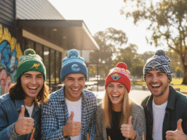 Australia's Custom Beanies: Comfort, Style, and Teamwork