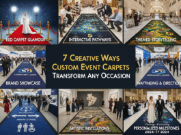 7 Creative Ways Custom Event Carpets Transform Any Occasion