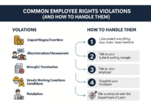 Common Employee Rights Violations (and How to Handle Them) Common Employee Rights Violations (and How to Handle Them)