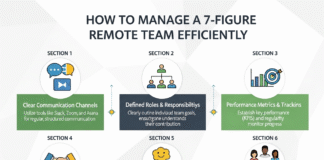 How to Manage a 7 Figure Remote Team Efficiently