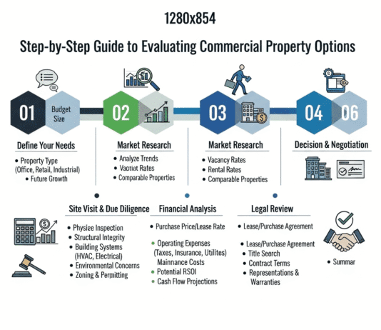 Step-by-Step Guide to Evaluating Commercial Property Options