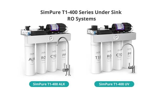 SimPure T1-400 UV vs T1-400 ALK: Which Under-Sink RO System Should You Choose?