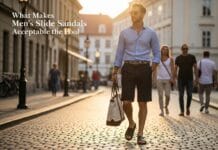What Makes Men’s Slide Sandals Acceptable Beyond the Pool
