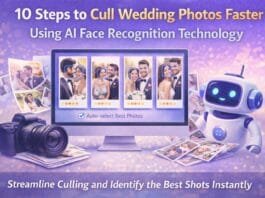 10 Steps to Cull Wedding Photos Faster Using AI Face Recognition Technology