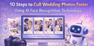 10 Steps to Cull Wedding Photos Faster Using AI Face Recognition Technology