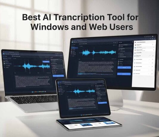 Best AI Transcription Tool for Windows and Web Users