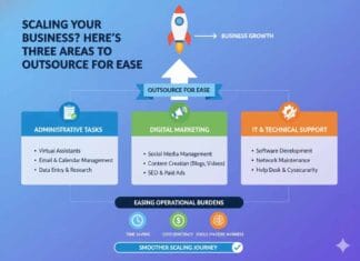 Scaling Your Business? Here's Three Areas to Outsource for Ease