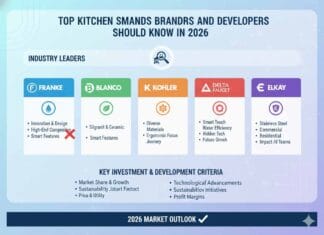 Top Kitchen Sink Brands Investors and Developers Should Know in 2026