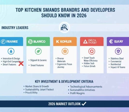 Top Kitchen Sink Brands Investors and Developers Should Know in 2026