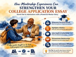 How Mentorship Experiences Can Strengthen Your College Application Essay