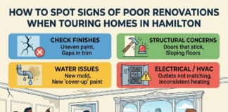 How to Spot Signs of Poor Renovations When Touring Homes in Hamilton