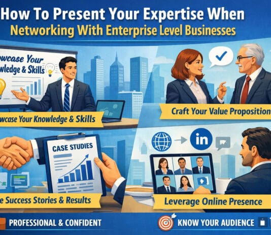 How To Present Your Expertise When Networking With Enterprise Level Businesses