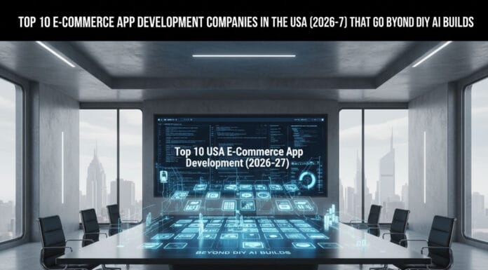 Top 10 E-Commerce App Development Companies in the USA (2026–27) That Go Beyond DIY AI Builds Top 10 E-Commerce App Development Companies in the USA (2026–27) That Go Beyond DIY AI Builds