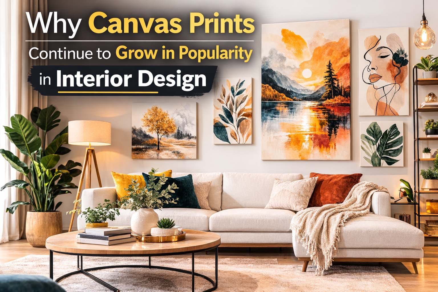 Contune Design Why Canvas Prints Continue to Grow in Popularity in Interior Design ...