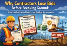 Why Contractors Lose Bids Before Breaking Ground: Understanding Pre-Qualification and Bonding Requirements Why Contractors Lose Bids Before Breaking Ground: Understanding Pre-Qualification and Bonding Requirements