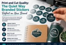 Print and Cut Quality The Quiet Way Branded Stickers Reflect on Your Brand