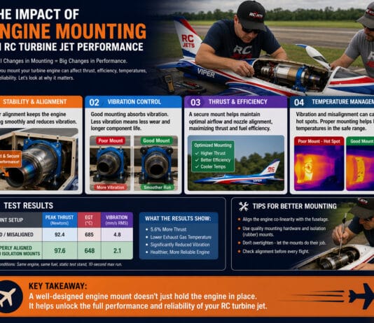 The Impact of Engine Mounting on RC Turbine Jet Performance