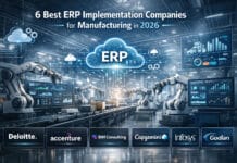 6 Best ERP Implementation Companies for Manufacturing in 2026