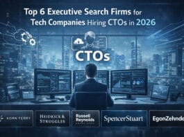 Top 6 Executive Search Firms for Tech Companies Hiring CTOs in 2026