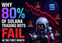 Why 80% of Solana trading bots fail in the first month