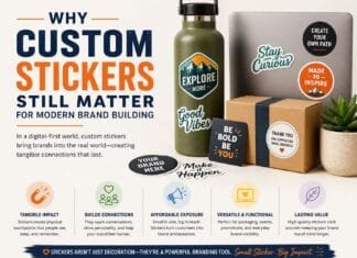 Why Custom Stickers Still Matter for Modern Brand Building