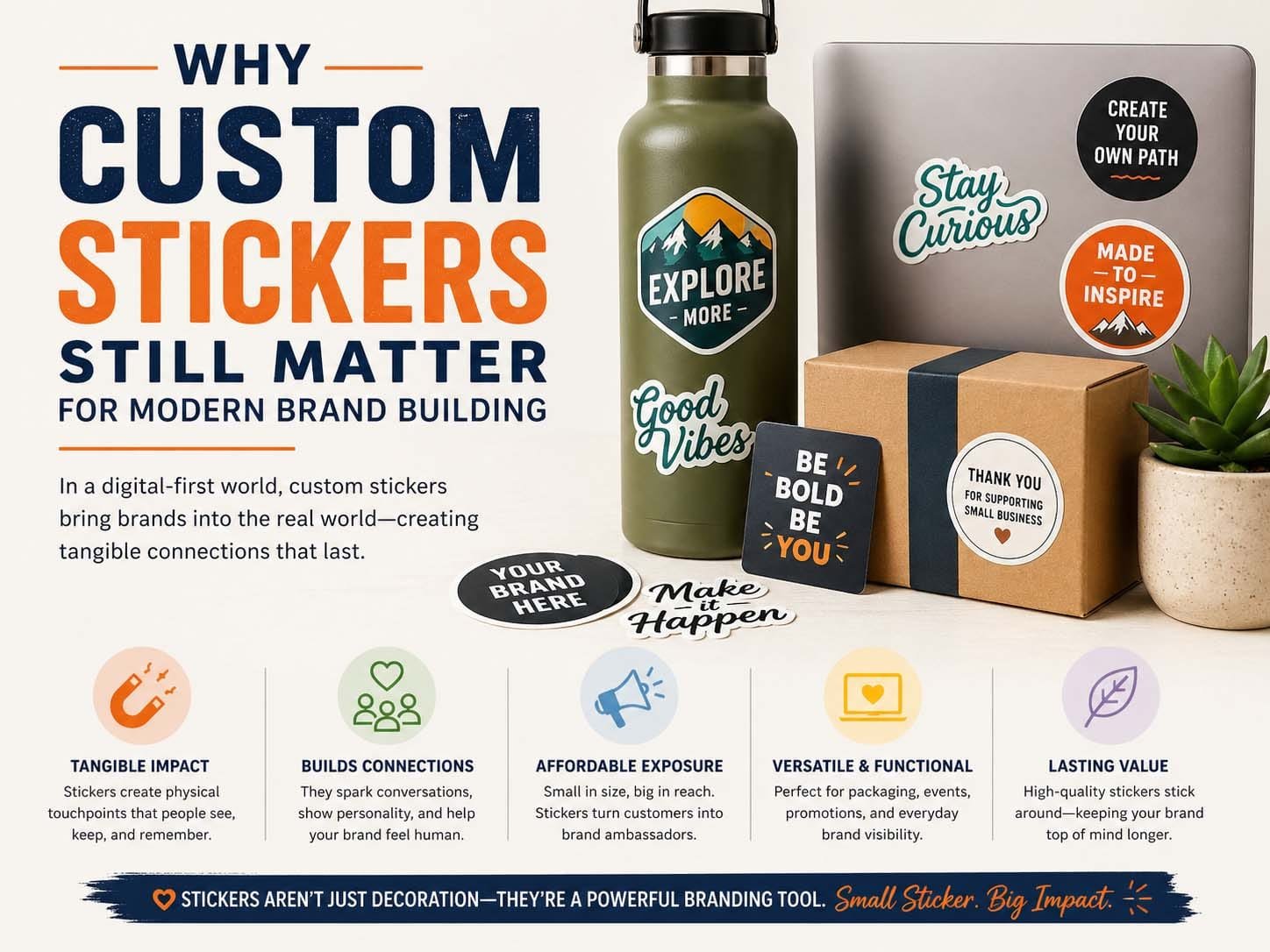Why Custom Stickers Still Matter for Modern Brand Building - Global Gurus