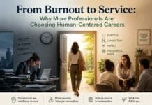 From Burnout to Service: Why More Professionals Are Choosing Human-Centered Careers