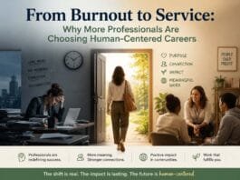 From Burnout to Service: Why More Professionals Are Choosing Human-Centered Careers