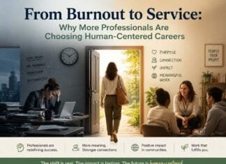 From Burnout to Service: Why More Professionals Are Choosing Human-Centered Careers
