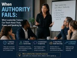 When Authority Fails: What Leadership Trainers Can Teach About Trust, Power, and Speaking Up