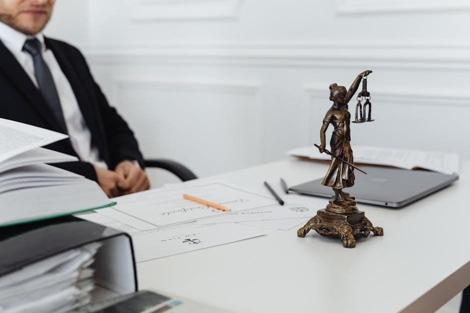Legal documents and a gavel representing specialist legal practice