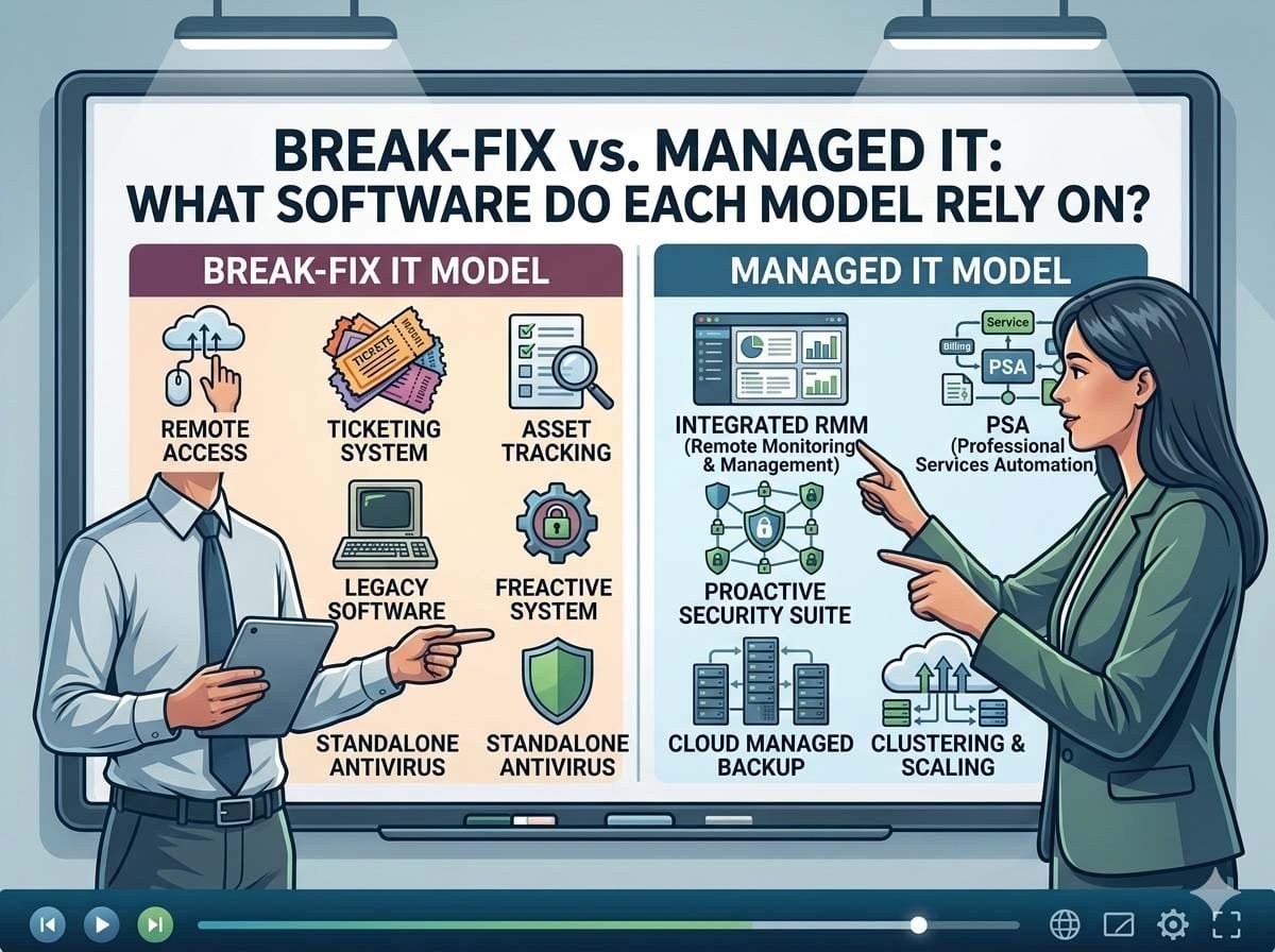 Break-Fix vs. Managed IT: What Software Do Each Model Rely On? - Global ...