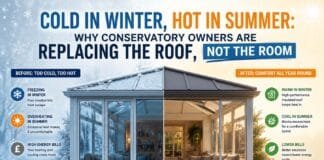 Cold in Winter, Hot in Summer: Why Conservatory Owners Are Replacing the Roof, Not the Room