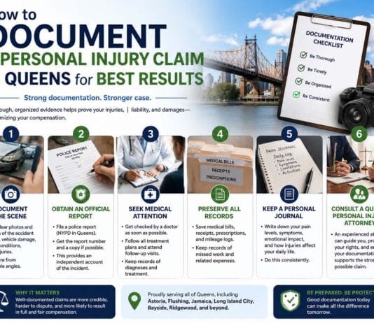 How to Document a Personal Injury Claim in Queens for Best Results