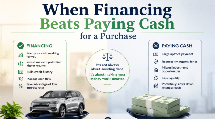 When Financing Beats Paying Cash for a Purchase