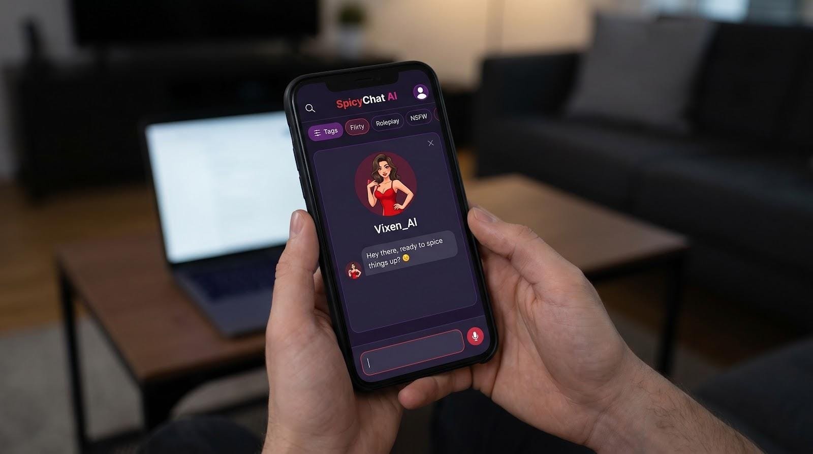 SpicyChat AI Trending Personas – What’s Hot Right Now Carousel Screenshot.