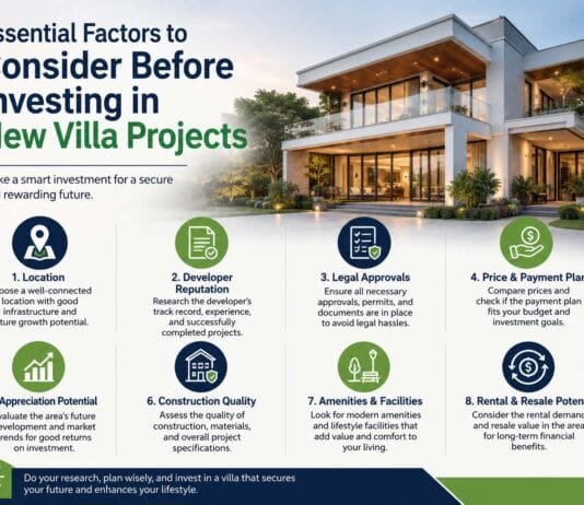 Essential Factors to Consider Before Investing in New Villa Projects