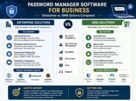 Password Manager Software for Business: Enterprise vs. SMB Options Compared