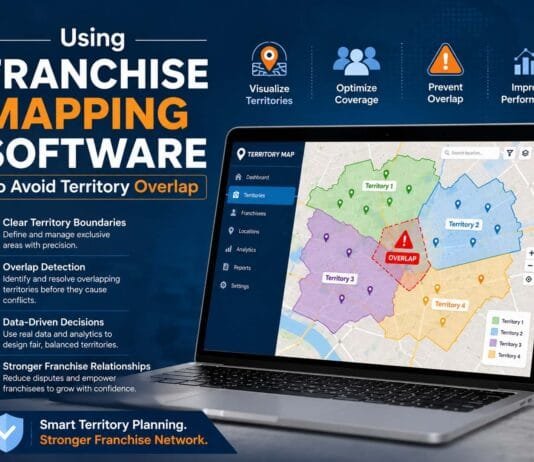 Using Franchise Mapping Software to Avoid Territory Overlap