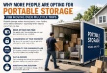 Why More People are Opting for Portable Storage For Moving Over Multiple Trips