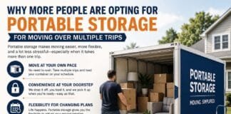 Why More People are Opting for Portable Storage For Moving Over Multiple Trips