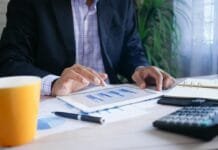 A business owner meeting with an accountant