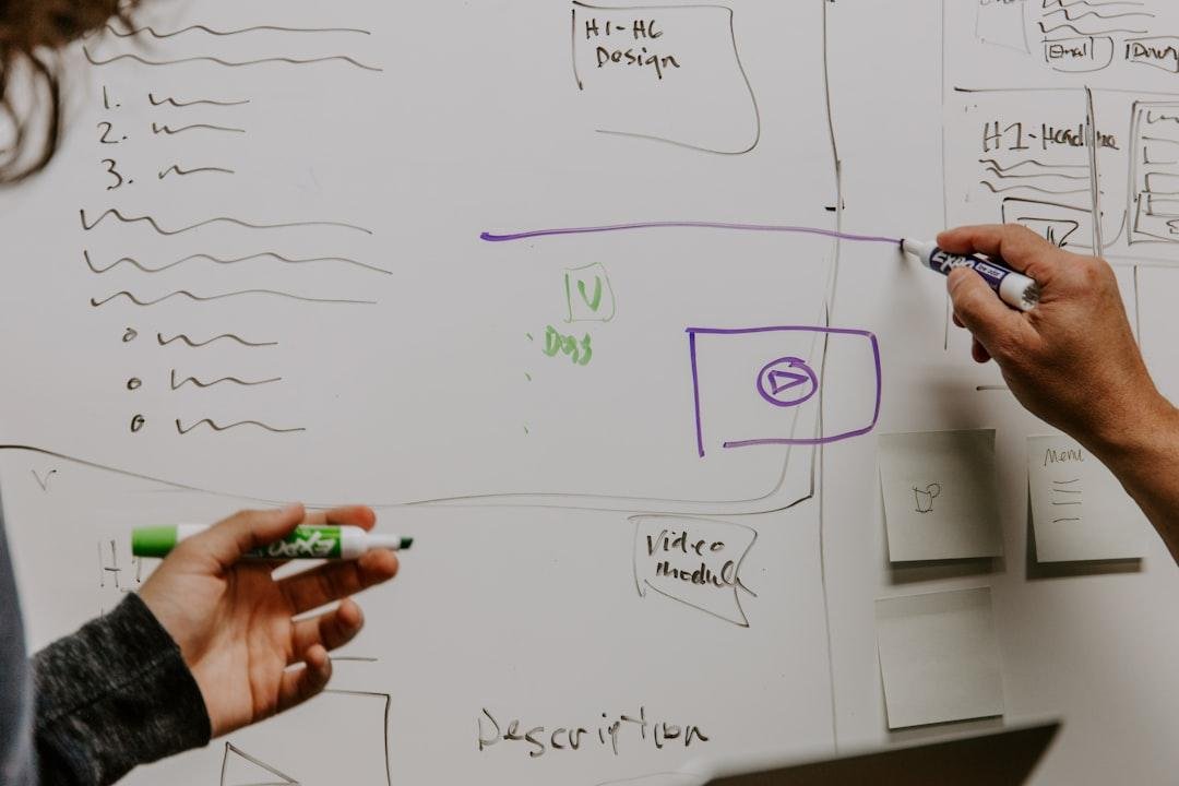 A marketing strategy session with analytics on screen