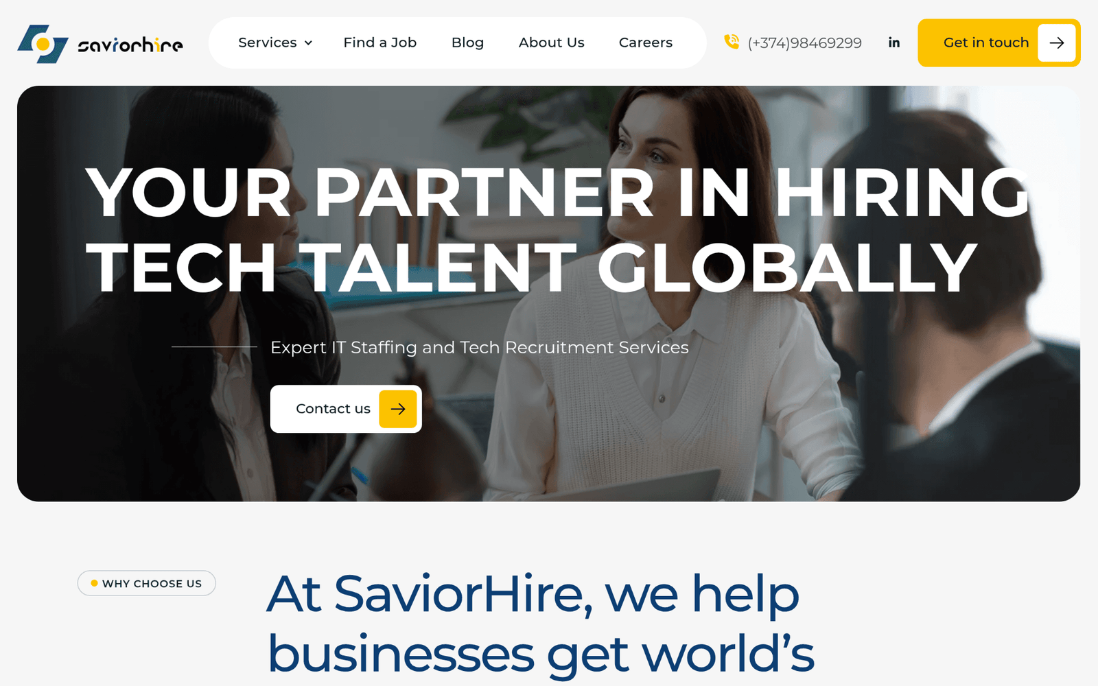 SaviorHire Screenshot