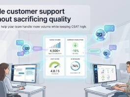 Best AI agent software for scaling customer support without sacrificing quality