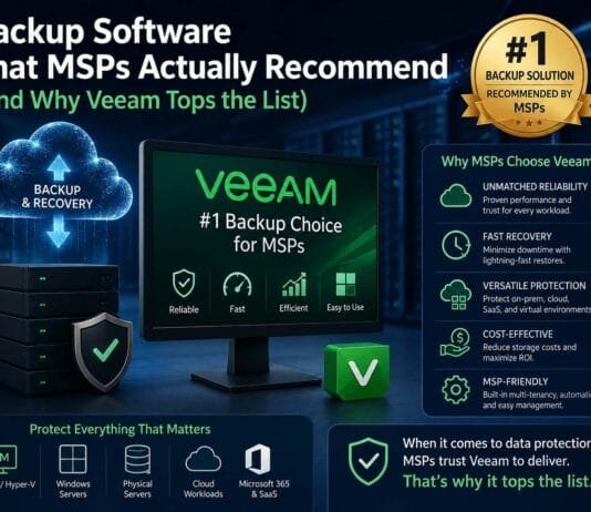 Backup Software That MSPs Actually Recommend (And Why Veeam Tops the List)