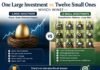 One large investment vs twelve small ones - which wins?