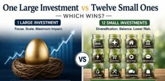 One large investment vs twelve small ones - which wins?