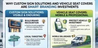 Why Custom Sign Solutions and Vehicle Seat Covers Are Smart Branding Investments Why Custom Sign Solutions and Vehicle Seat Covers Are Smart Branding Investments